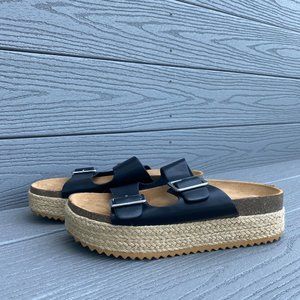 Pull&Bear Platform Espadrilles Sandals
